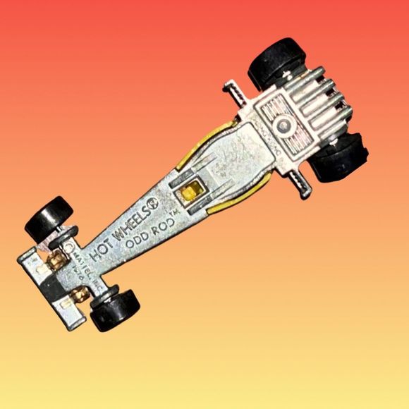 Vintage HOT WHEELS ODD ROD 1976 Hong Kong Vintage Toy Dragster w/Flames - Picture 4 of 5